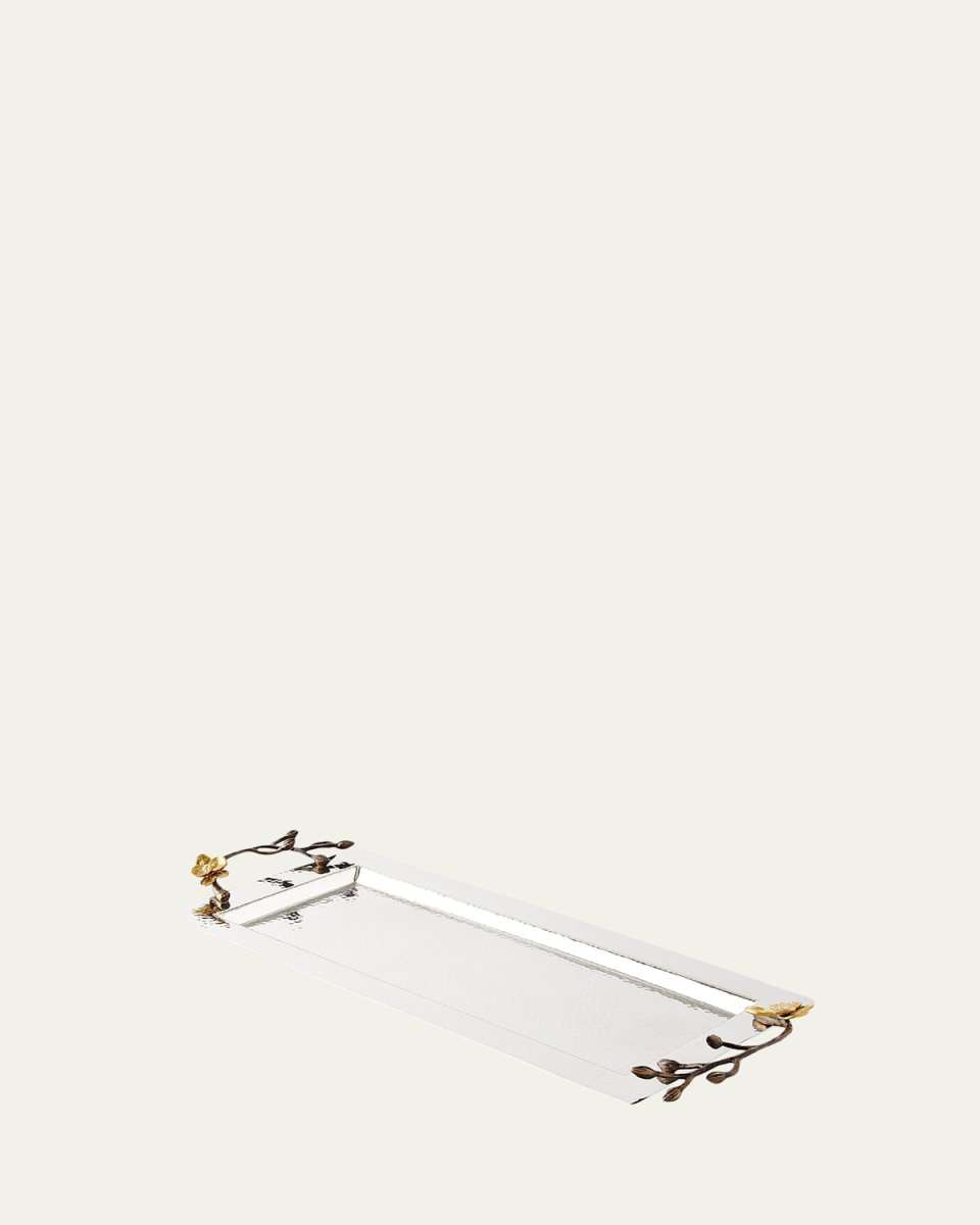 Gold Orchid Vanity Tray